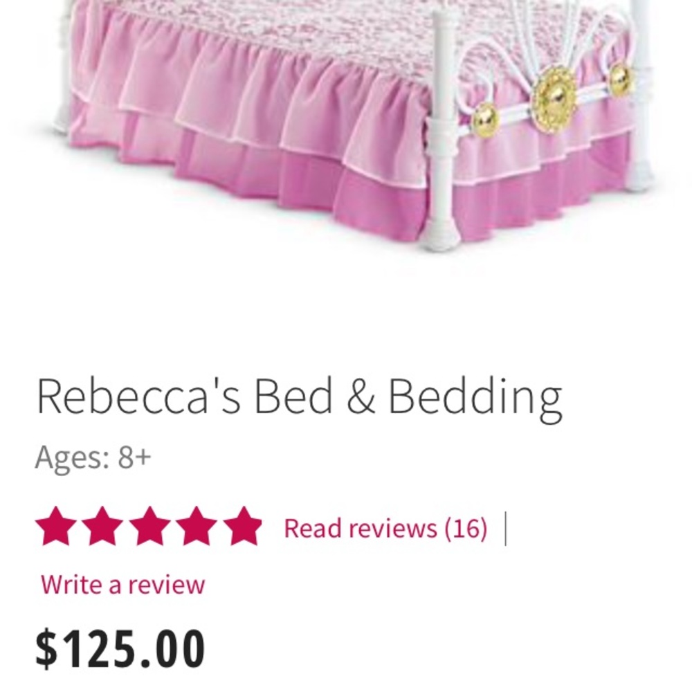 American girl doll bed